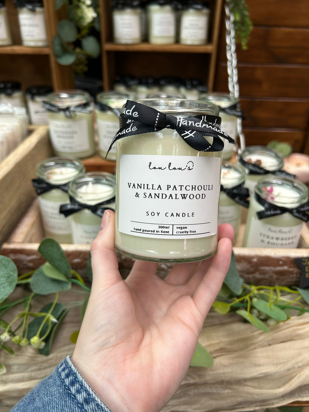 Vanilla Patchouli & Sandalwood Candle