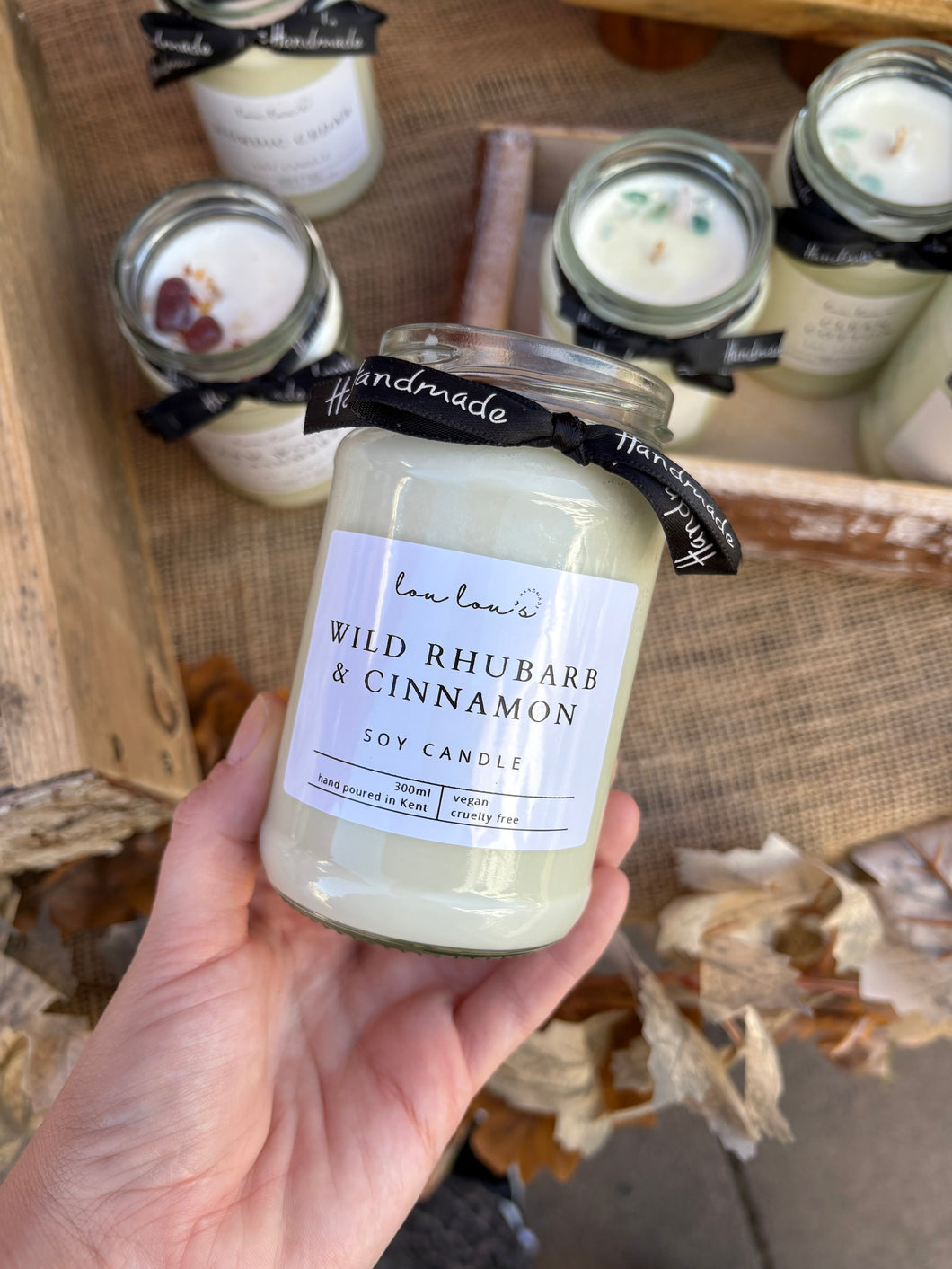 Wild Rhubarb & Cinnamon Candle