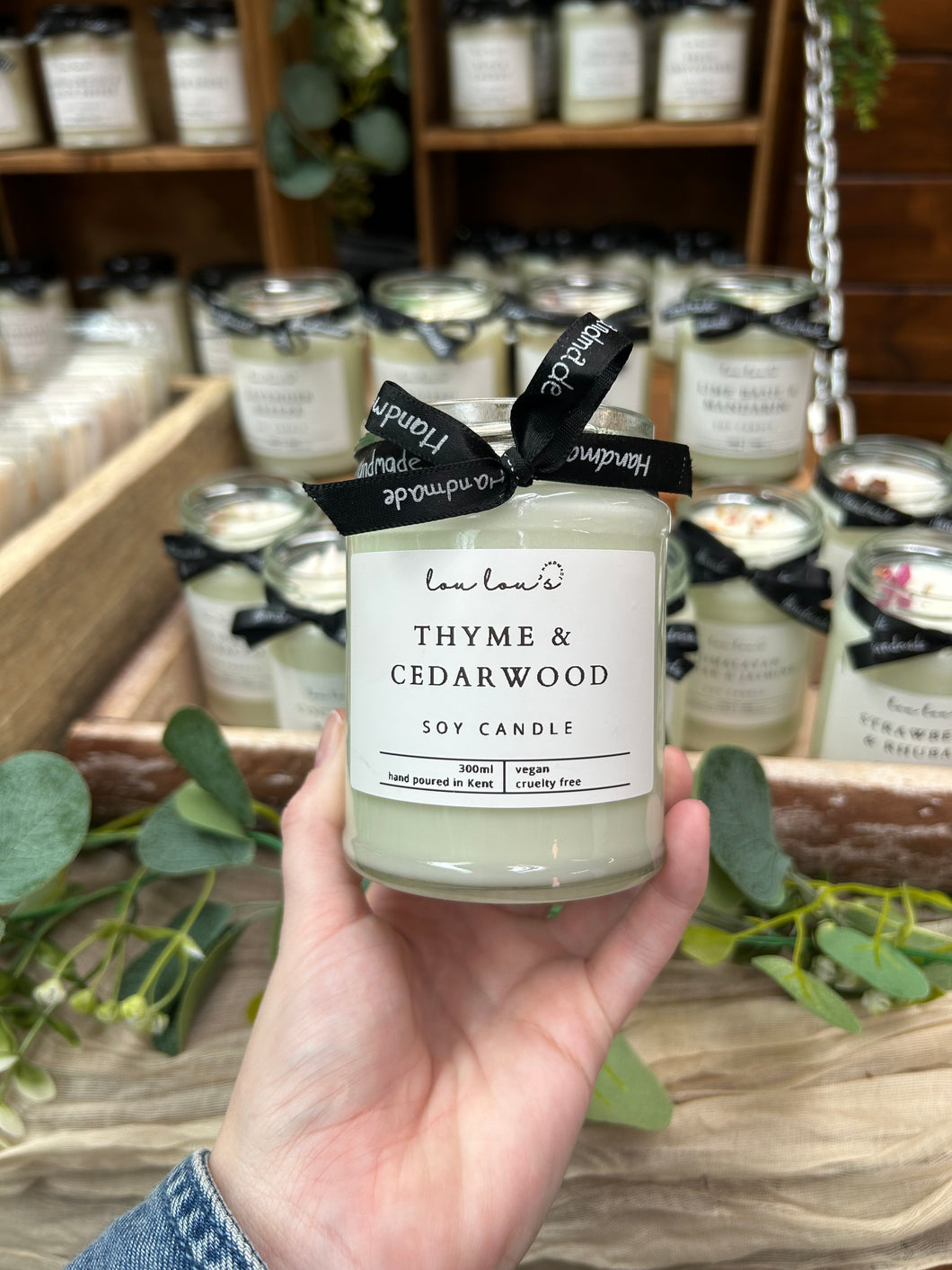 Thyme and Cedarwood Candle