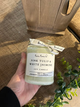 Load image into Gallery viewer, Pink Tulip and White Jasmine Candle
