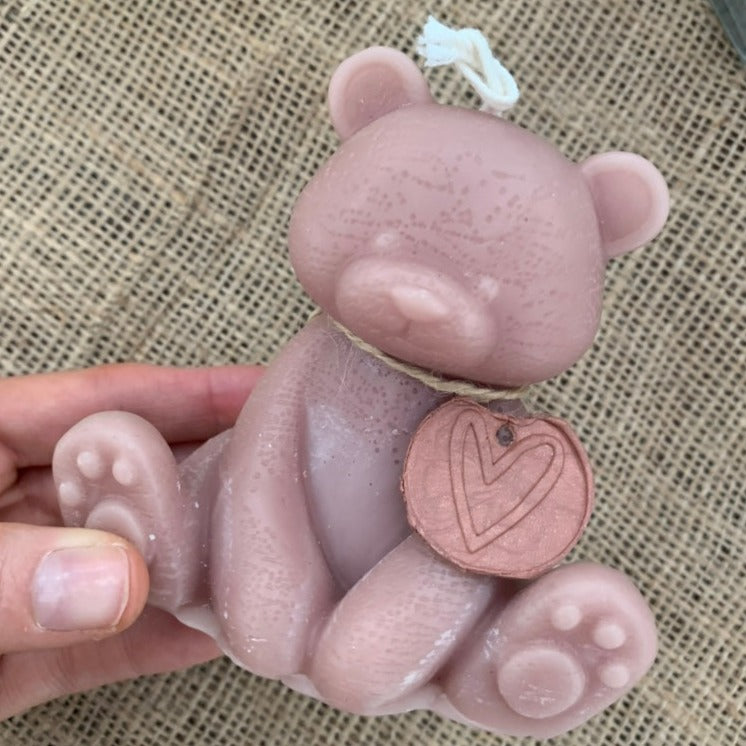 Decorative Smaller Teddy Candle